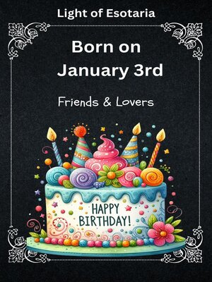cover image of Born on January 3rd